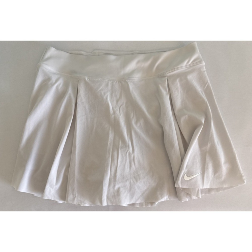 Nike White‎ Pleated Tennis Golf Pickleball Skirt Skort Athletic Size XL Women's